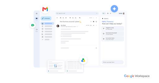Gemini in Gmail 공식 이미지