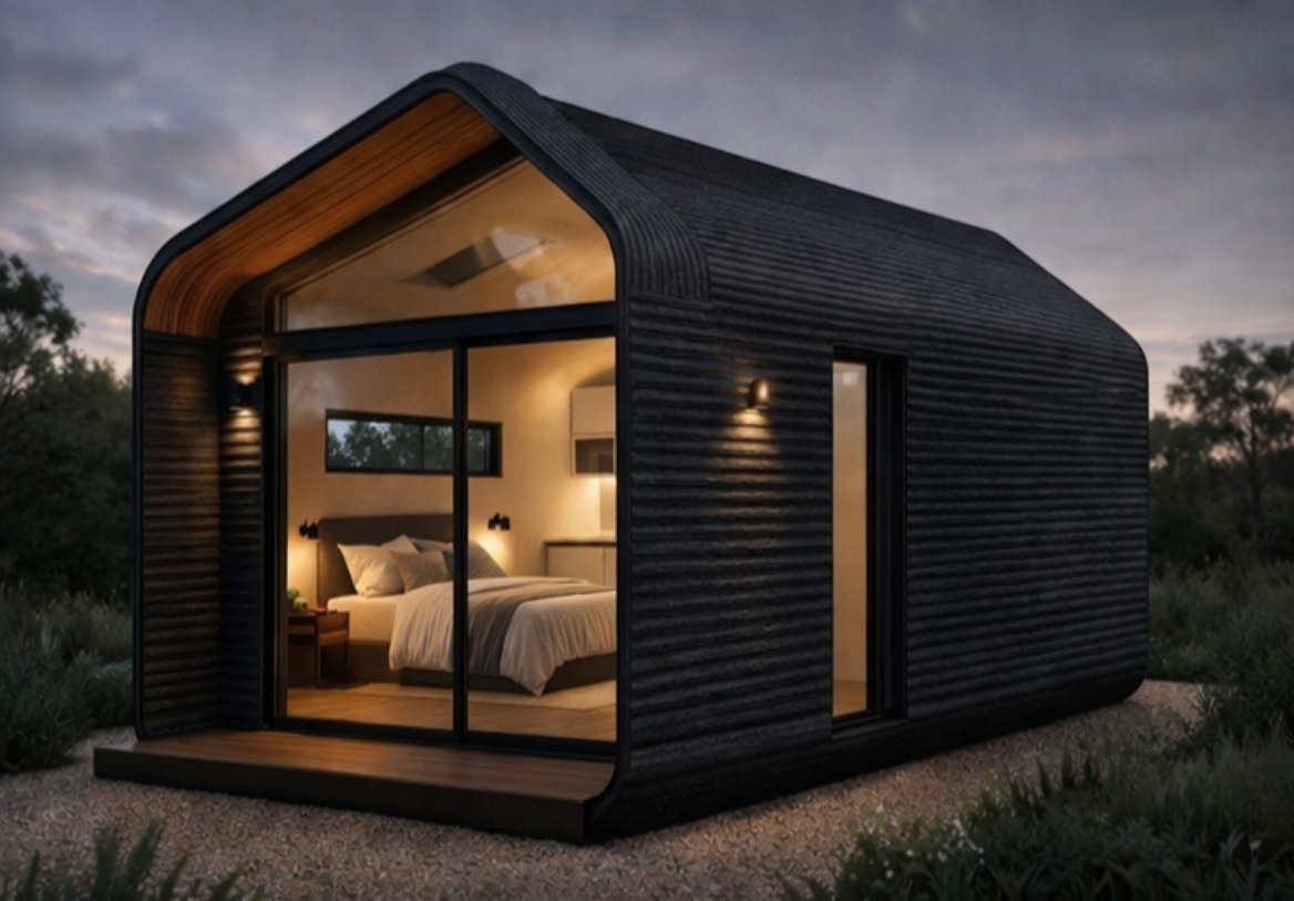 Hyperion Systems 재활용 폴리머 3D 프린팅 tiny home
