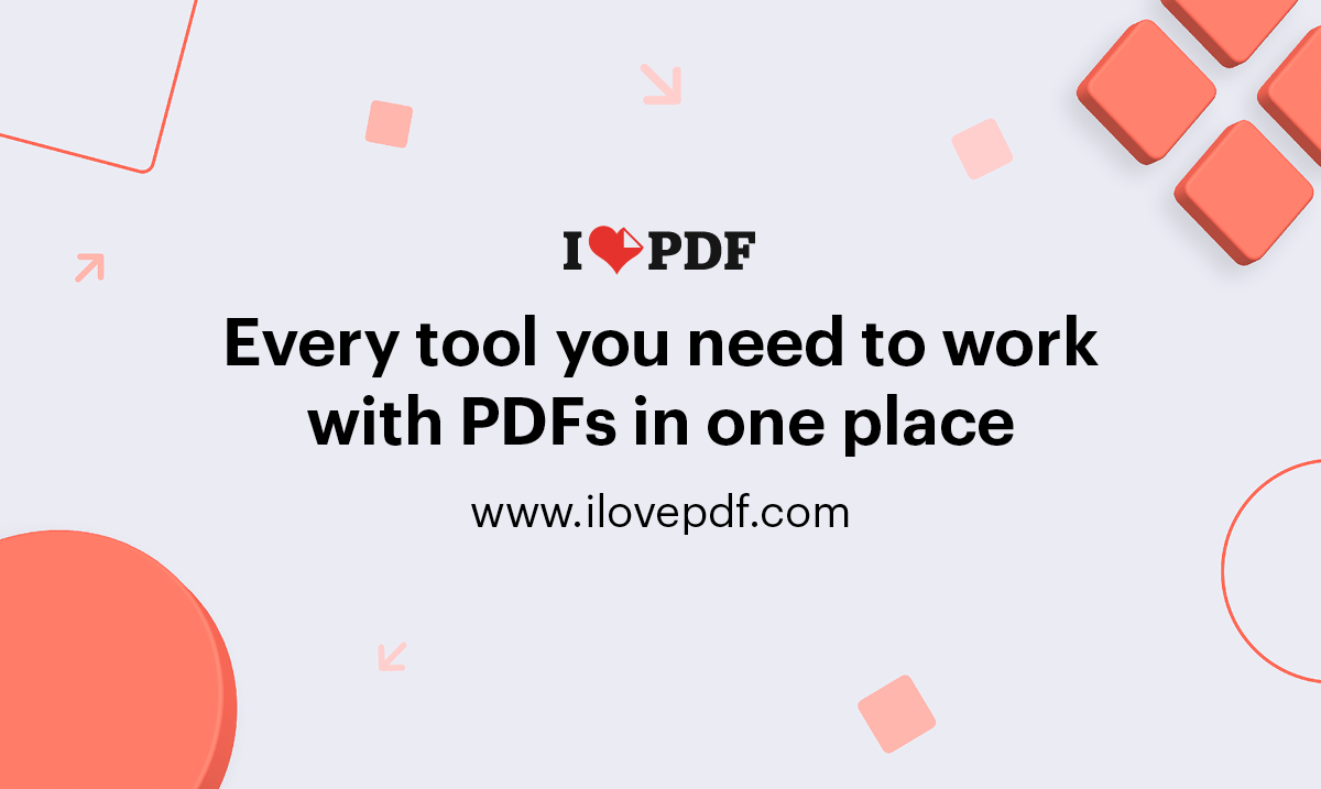iLovePDF 사용법과 핵심 기준을 설명하는 대표 이미지