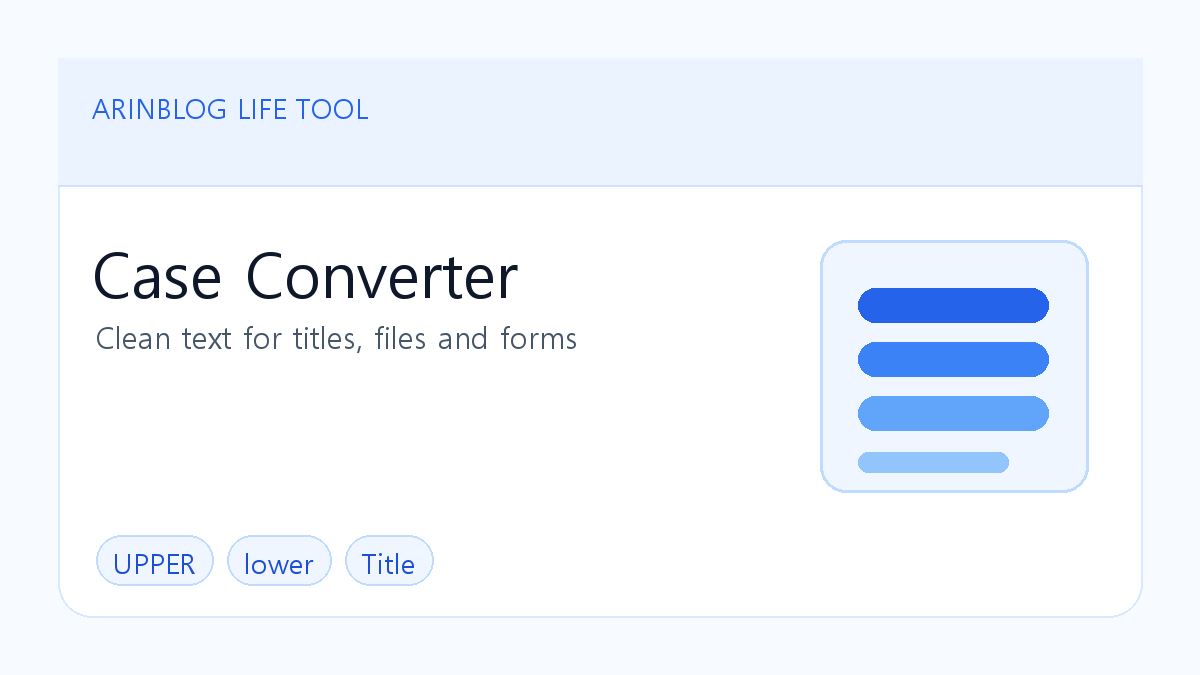Case Converter guide image